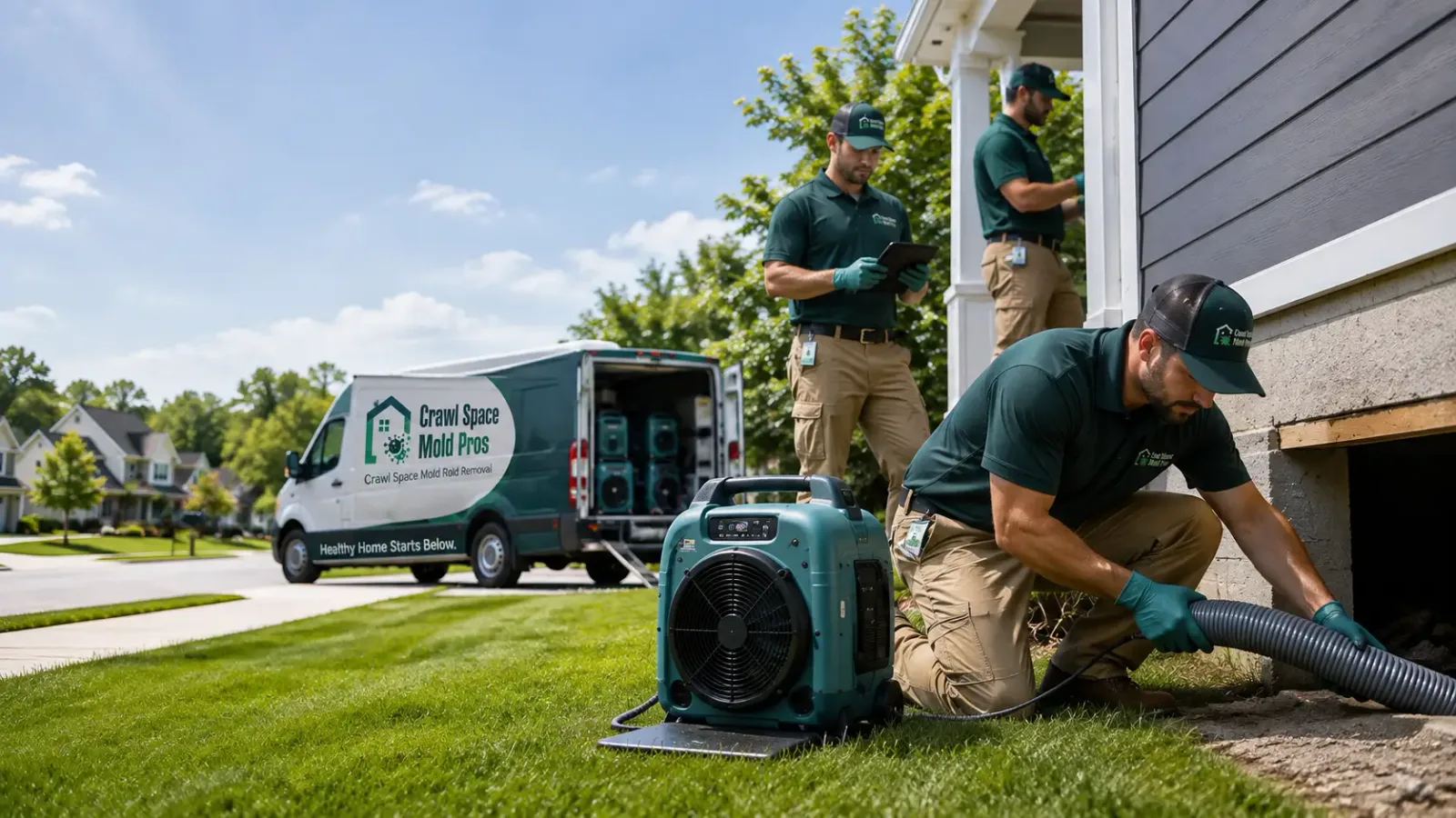 Crawl Space Mold Removal in Yorkville, IL
